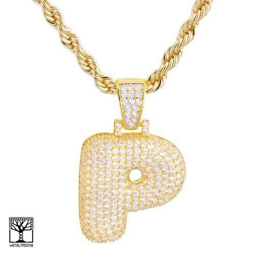 Iced CZ Pendant 24\