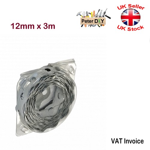 BEFESTIGUNGSBAND Bandband verzinkt perforiert Metall Montageschild 12 mm 3/10/25 m - Bild 3 von 5