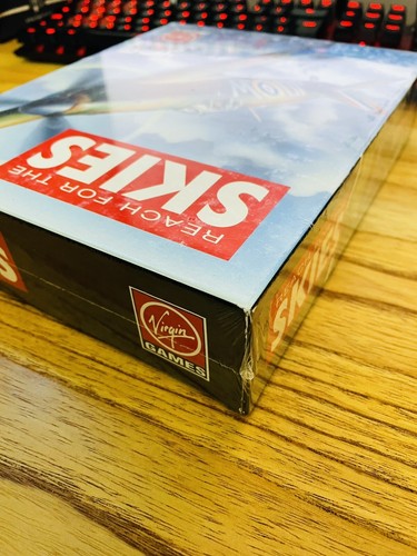 1992 Reach For Skies PC Game 3.5 Disks Complete Virgin Games Sealed Big Box NEW - Picture 4 of 9