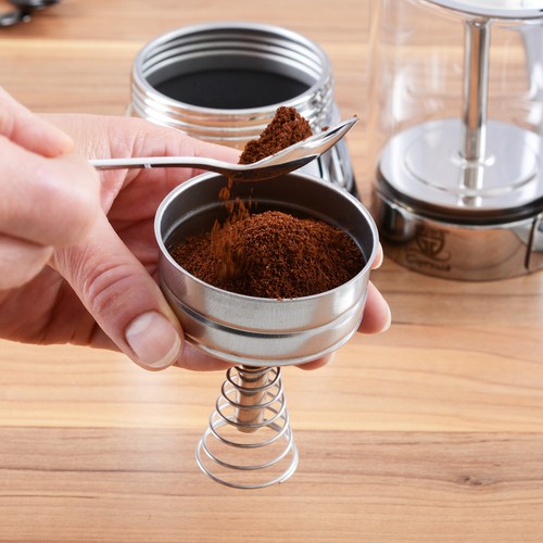 GRÄWE Espressokocher mit Glaskanne, spülmaschinengeeignet, Kaffeezubereitung - Bild 8 von 36