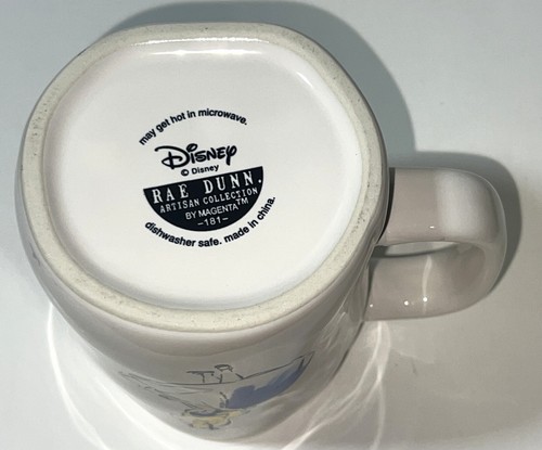 Rae Dunn Disney Alice in Wonderland Artisan Double Sided Coffee Mug Cup Ceramic - Picture 6 of 7