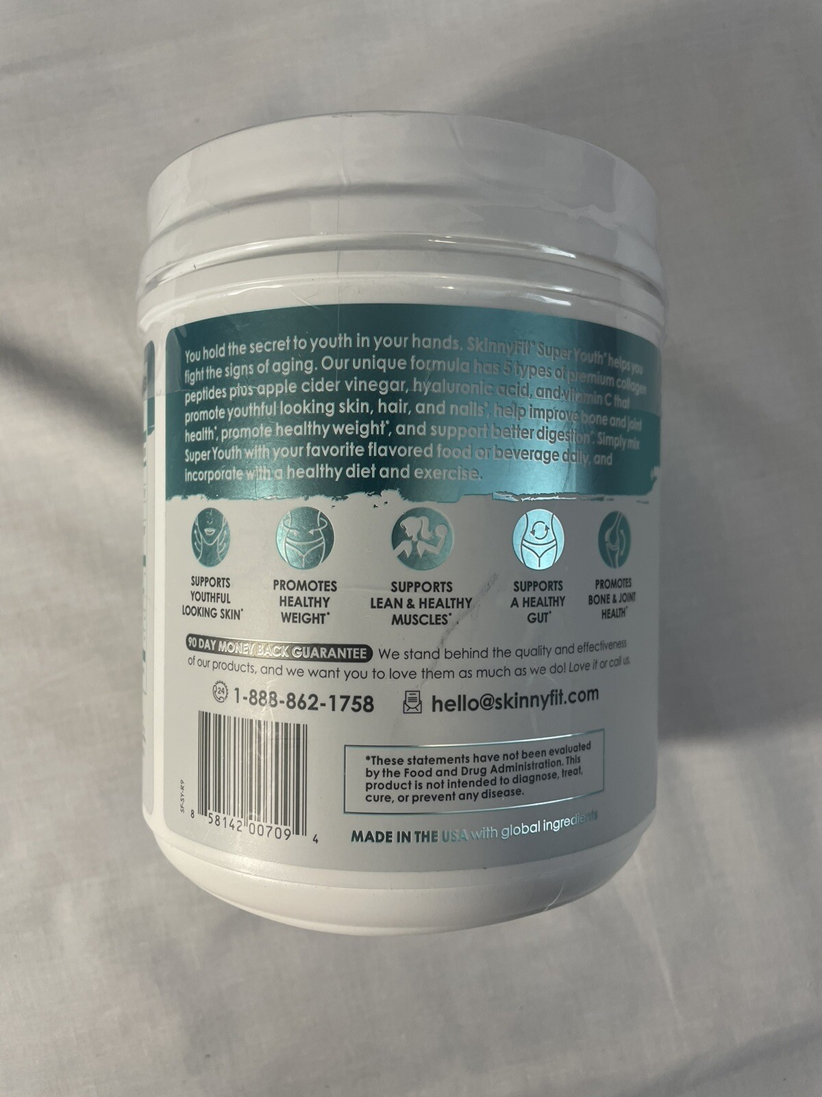 Skinny Fit Super Youth MultiCollagen Peptide Powder Unflavored 15.8 oz eBay