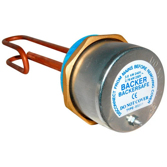Immersion Heater u0026amp; Thermostat. Various Lengths. Backer Brand | eBay