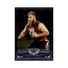 2013 Topps Chrome Travis Frederick RC Football Cards #157