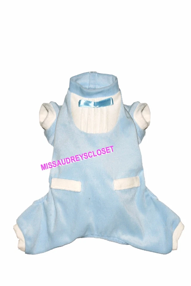 NUEVO Jersey Hip Doggie Azul Esmoquin Bebé Azul Ropa Grande L XL NUEVO CON ETIQUETAS Foto 3 de 4