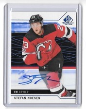 2018-19 UPPER DECK SP GAME USED STEFAN NOESEN AUTOGRAPH BLUE