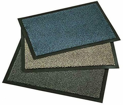Fußmatte Schmutzfangmatte rutschfest mit Gummirand ...