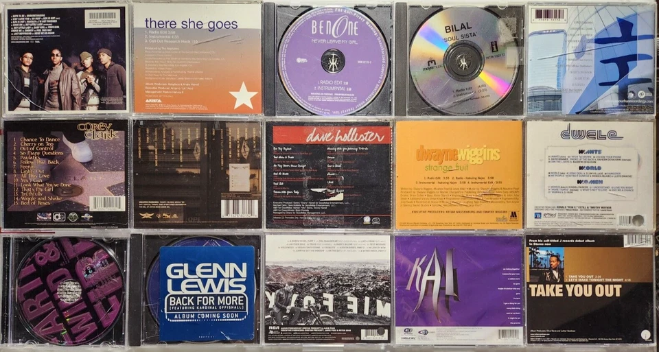 CD LOT R&B Kai Babyface Bilal Dwayne Wiggins Dave Hollister Glenn Lewis Luther V Foto 2 de 2