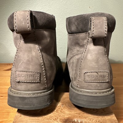 Sorel Madson Moc Toe Waterproof Boots Men\'s 11.5 Quarry Grey NM2788-052 Sorel Madson™ Moc Toe Leather Boot - Men main image 3
