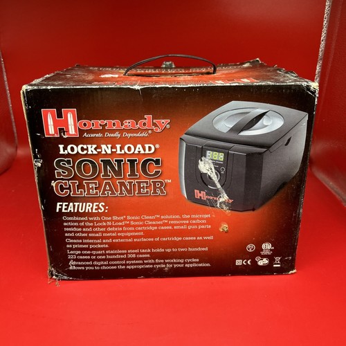 Hornady LOCKNLOAD Ultrasonic Case Cleaner, 1 Quart Tank, 110 VOLT