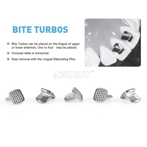 AZDENT Ortodontico Ortodontico MIM Morso Turbo Apriporta Costruttore Monoblocco 10 pz/confezione - Foto 3 di 10