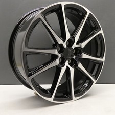 TOYOTA YARIS GR 18" BLACK DIAMOND CUT ALLOY WHEEL RIM OEM 42611-0DM90 GENUINE X1