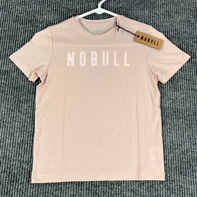 NoBull Shirt Youth Small Pink Short Sleeve Casual Active Cross Fit Gym New