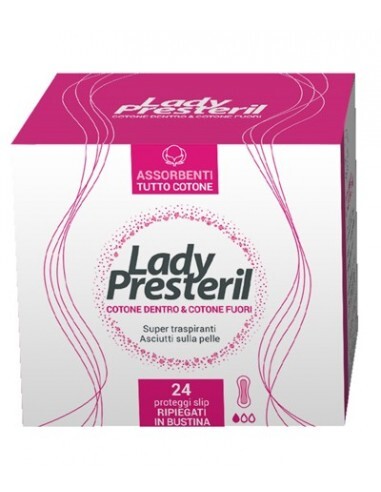 Lady Presteril Cotton Power Proteggi Slip Biodegradabili 24 Pezzi