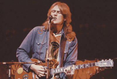 English Singer Guitarist And Musician Alvin Lee Performs 1974 Old Photo