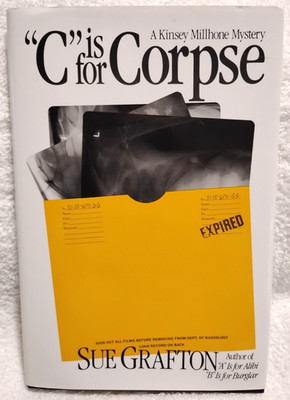 C is for Corpse By Sue Grafton Vintage 1986 HC DJ 1st Edition Crime Mystery 