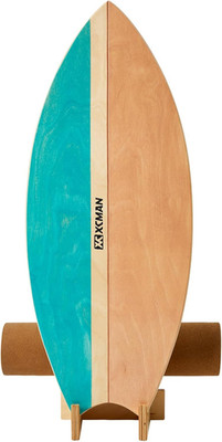 XCMAN Surf Balance Board Trainer with Roller Wooden Exercise Balancing Stability