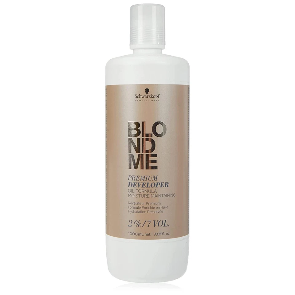 Schwarzkopf Blondme Premium Developer 2%, 7 volúmenes Hair Color Developer, 33,8 OZ Foto 2 de 2
