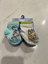 Bluey Infant 6 Pack Quarter Length Fold over Socks Size 6-12months
