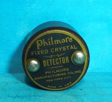 Philmore Fixed Crystal Radio Detector No. 100 Good Condition