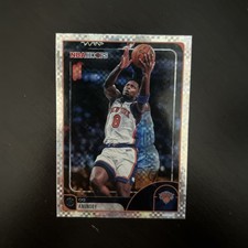 Topps NBA Hoops OG Anunoby #3 2025-26 Basketball New York Knicks Silver Glitter