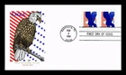 US COVER EAGLE 29C SELF ADHESIVE FIRST DAY ISSUE HOUSE OF FARNAM CACHET