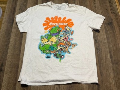 Nickelodeon Shirt Mens XXL Rugrats Hey Arnold! Ren & Stimpy Rocko's Modern Life