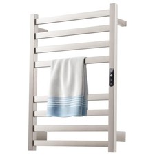Towel Warmer Brushed Heated Towel Rack for Bathroom Wall Mounted Electric Tow...
