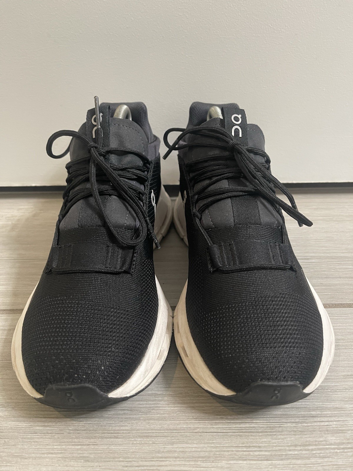 On Cloud Cloudnova Running Shoes Black White Athl… - image 3