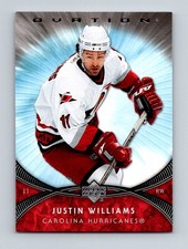 2007-08 Upper Deck Ovation Justin Williams Carolina Hurricanes #40