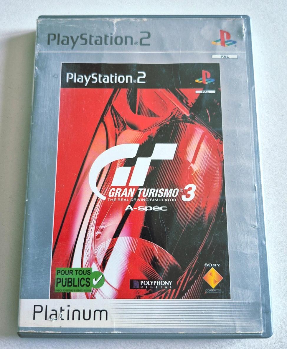 Gran Turismo 3 A-Spec - PlayStation 2 PS2 - PAL