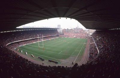 Cardiff Arms Park during the Five Nations rugby union match betwee- Old Photo