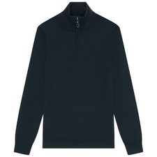 Image of Lyle and Scott Jumper - Mens Lyle & Scott Tonal Merino Quarter Zip Jumper - BNWT