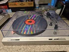 Technics SL-B101 Turntable AS IS Works Freq Gen Servo Cover Unbroken