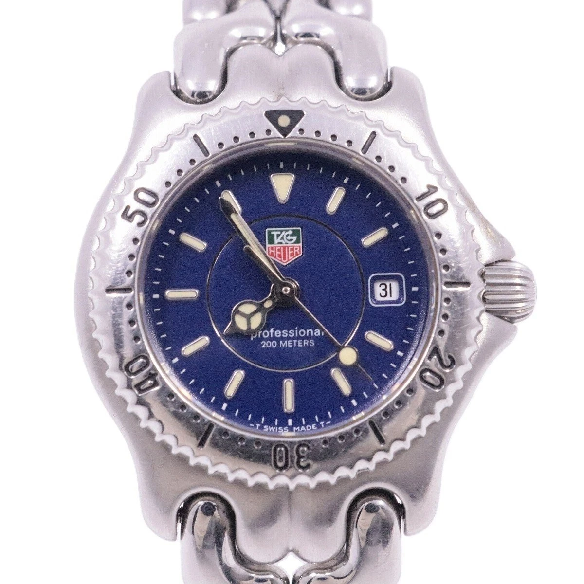 Tag Heuer S/El Women'S Watch Blue Dial Genuine Ss Belt Wg131A
