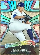 2017 Topps Chrome JULIO URIAS Future Stars Insert #FS-7
