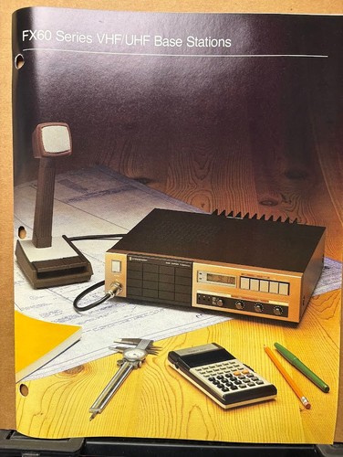 Vtg Standard Communications Brochure FX60 Series Base Stations 1985 Specs