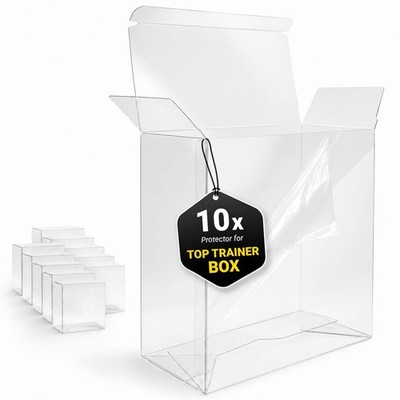 Schutzhülle Pokemon ETB TTB Elite Trainer Box Top PET Case Protector 0,5mm TCG