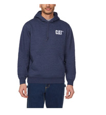 CAT Caterpillar Men's Heavyweight hoodie Hooded Sweatshirt Blue Size M