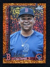 2025 Chrome Image Variation Orange Speckle Refractor 14/25 Rafael Devers 1k9t