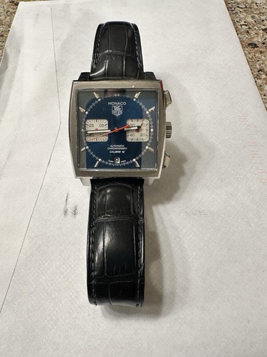 TAG Heuer Steve McQueen Monaco  Men's Watch - CAW2111-0