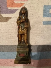 ALFCO N.Y. Vintage 1960's Resin Cigar Store Countertop 13" Indian Display