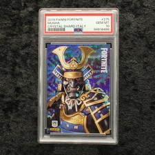 Panini Fortnite Series 1 PSA 10 Musha #275 Crystal Shard Italy Cards