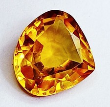 4.30 Ct Natural Yellow Sapphire Pear Shape Loose Gemstone Certified