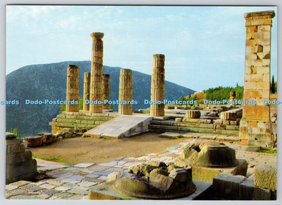 D324252 Delphi. Apollon Tempel. Griechenland. Postkarte