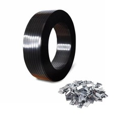 Packaging Strapping Banding 1000ft x5/8 x 0.035" PET Strapping Roll 1500lb H...