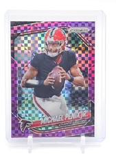 MICHAEL PENIX JR 2025 PRIZM PURPLE POWER /49 #56 FALCONS FOOTBALL Q5384