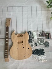 US Warehouse DIY Electric Guitar Kit SG Electric Guitar Mahogany Body