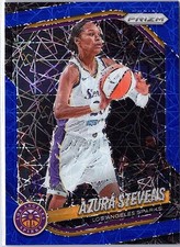 2025 Panini Prizm WNBA #64 Azura Stevens Blue Velocity Prizms