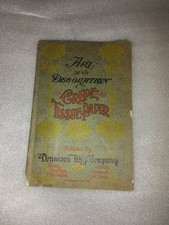 ART AND DECORATION IN CREPE AND TISSUE PAPER Dennison Mfg. Co. 1902 Craft Guide